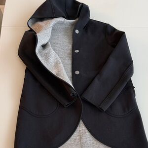 lululemon athletica Black and Gray Women's hoodie jacket